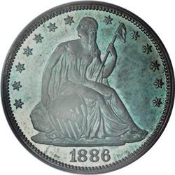 1886 50C PR64 PCGS