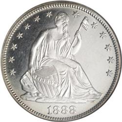 1888 50C PR64 Cameo NGC