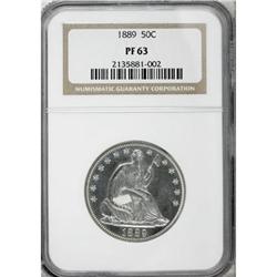 1889 50C PR63 NGC
