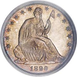 1890 50C PR65 Cameo PCGS