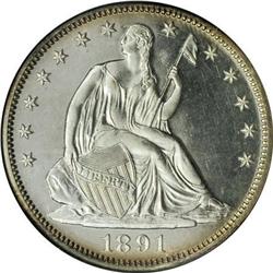 1891 50C PR66 Cameo NGC