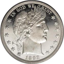 1892 50C PR65 Cameo PCGS