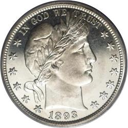 1893 50C PR66 Cameo PCGS