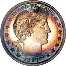 1897 50C PR67 Star Cameo NGC