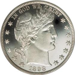 1898 50C PR66 Cameo PCGS