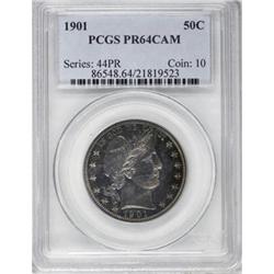 1901 50C PR64 Cameo PCGS