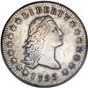 Image 1 : 1795 $1 Flowing Hair Silver Plug XF Detail ANACS