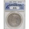 Image 3 : 1795 $1 Flowing Hair Silver Plug XF Detail ANACS
