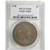 Image 3 : 1798 $1 Large Eagle VF30 PCGS
