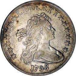 1798 $1 Large Eagle VF35 ANACS
