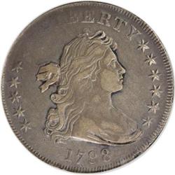 1798 $1 Large Eagle XF40 NGC