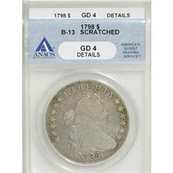 1798 $1 Large Eagle--Scratched--ANACS. Good 4