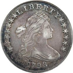 1798 $1 Large Eagle AU53 NGC