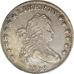 1799 $1 7x6 Stars VF35 PCGS