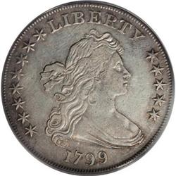 1799 $1 8x5 Stars XF45 PCGS