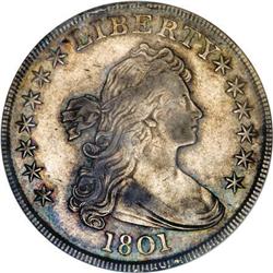 1801 $1 XF40 ANACS B-1