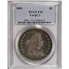 Image 1 : 1803 $1 Large 3 Fine 15 PCGS