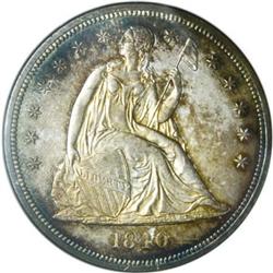 1840 $1 MS62 NGC