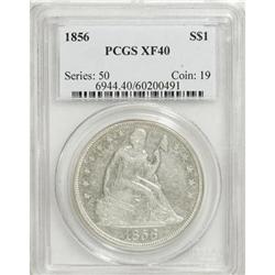 1856 $1 XF40 PCGS