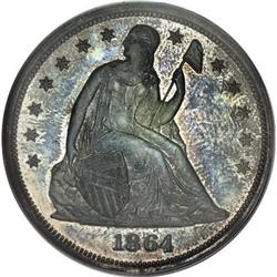 1864 $1 PR64 PCGS