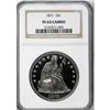 Image 3 : 1871 $1 PR63 Cameo NGC