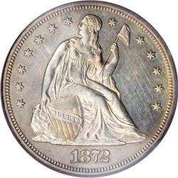 1872 $1 PR62 PCGS