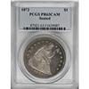 Image 3 : 1873 $1 PR63 Cameo PCGS