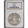 Image 1 : 1874-S T$1 MS62 NGC