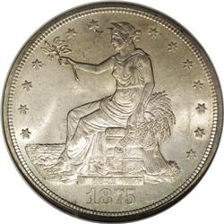 1875 T$1 MS64 NGC