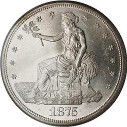 1875-S T$1 MS64 PCGS