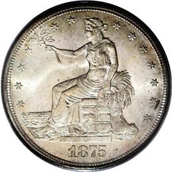 1875-S T$1 MS64 PCGS
