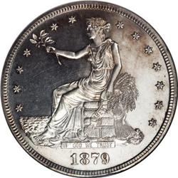 1879 T$1 PR62 Cameo NGC