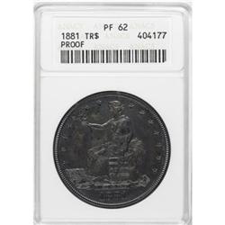 1881 T$1 PR62 ANACS