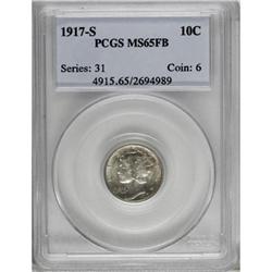 1917-S 10C MS65 Full Bands PCGS