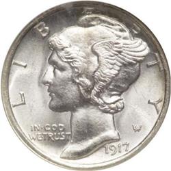 1917-S 10C MS67 Full Bands NGC