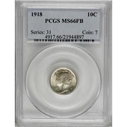 1918 10C MS66 Full Bands PCGS