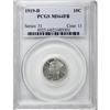Image 3 : 1919-D 10C MS64 Full Bands PCGS