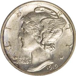 1919-S 10C MS63 Full Bands PCGS