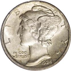 1924-D 10C MS66 Full Bands PCGS