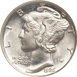 1926-D 10C MS65 Full Bands PCGS