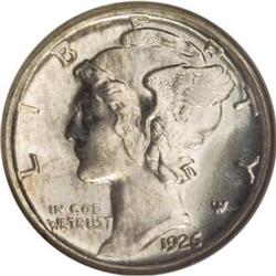 1926-S 10C MS65 Full Bands NGC