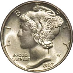 1927-D 10C MS65 Full Bands PCGS