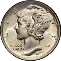 1928-D 10C MS65 Full Bands NGC