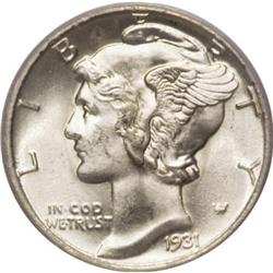 1931-S 10C MS65 Full Bands PCGS