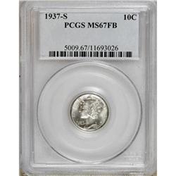 1937-S 10C MS67 Full Bands PCGS