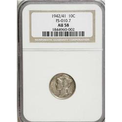 1942/1 10C AU58 NGC