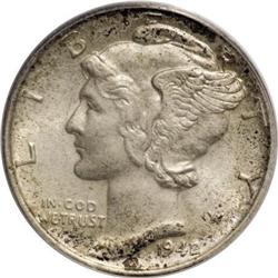 1942/1 10C MS63 PCGS