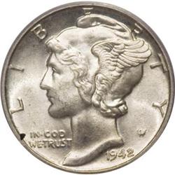 1942/1-D 10C MS63 Full Bands PCGS