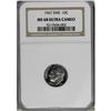 1967 10C SMS MS68 Ultra Cameo NGC