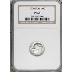 1970 10C No S PR65 NGC
